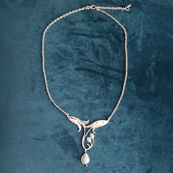 JTV Larimar & Sterling Silver Necklace - Picture 4 of 5